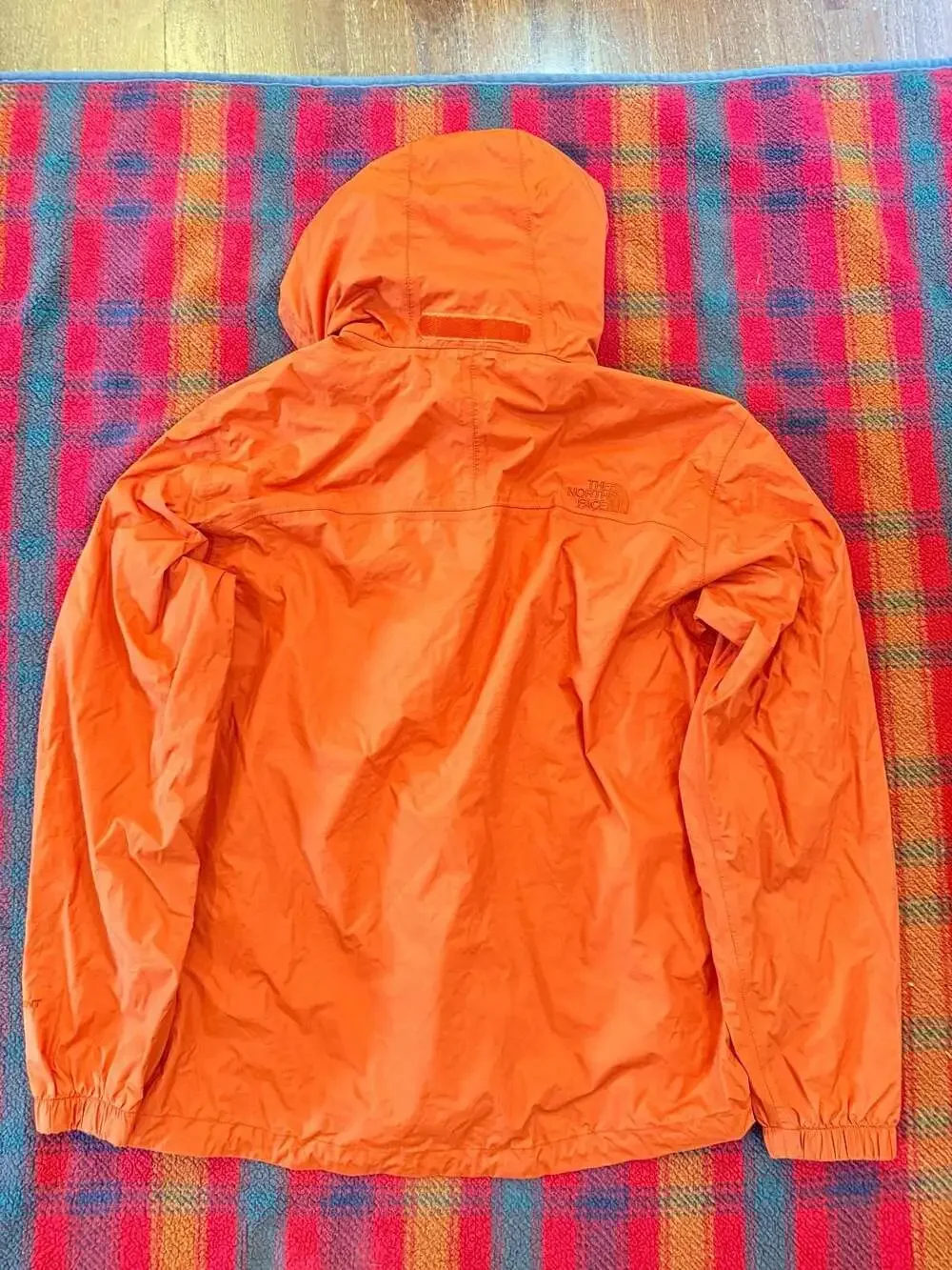 The North Face HyVent Men's Orange Hooded Rain Jacket